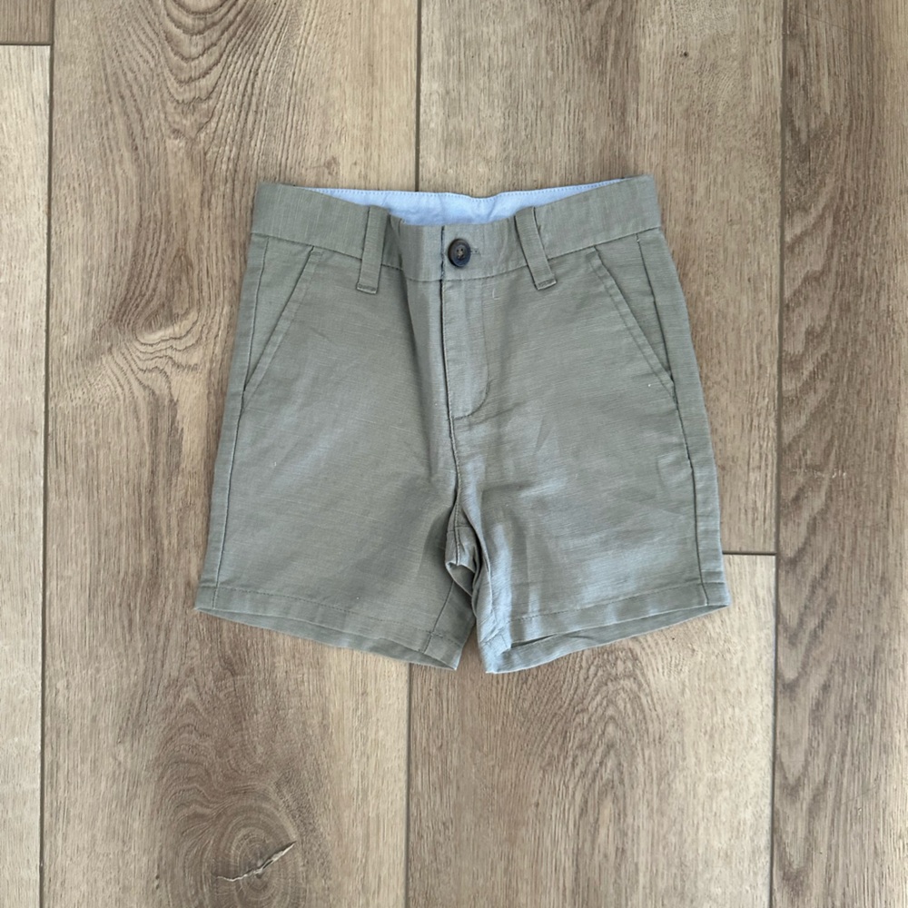 Janie & Jack Linen Cotton Short